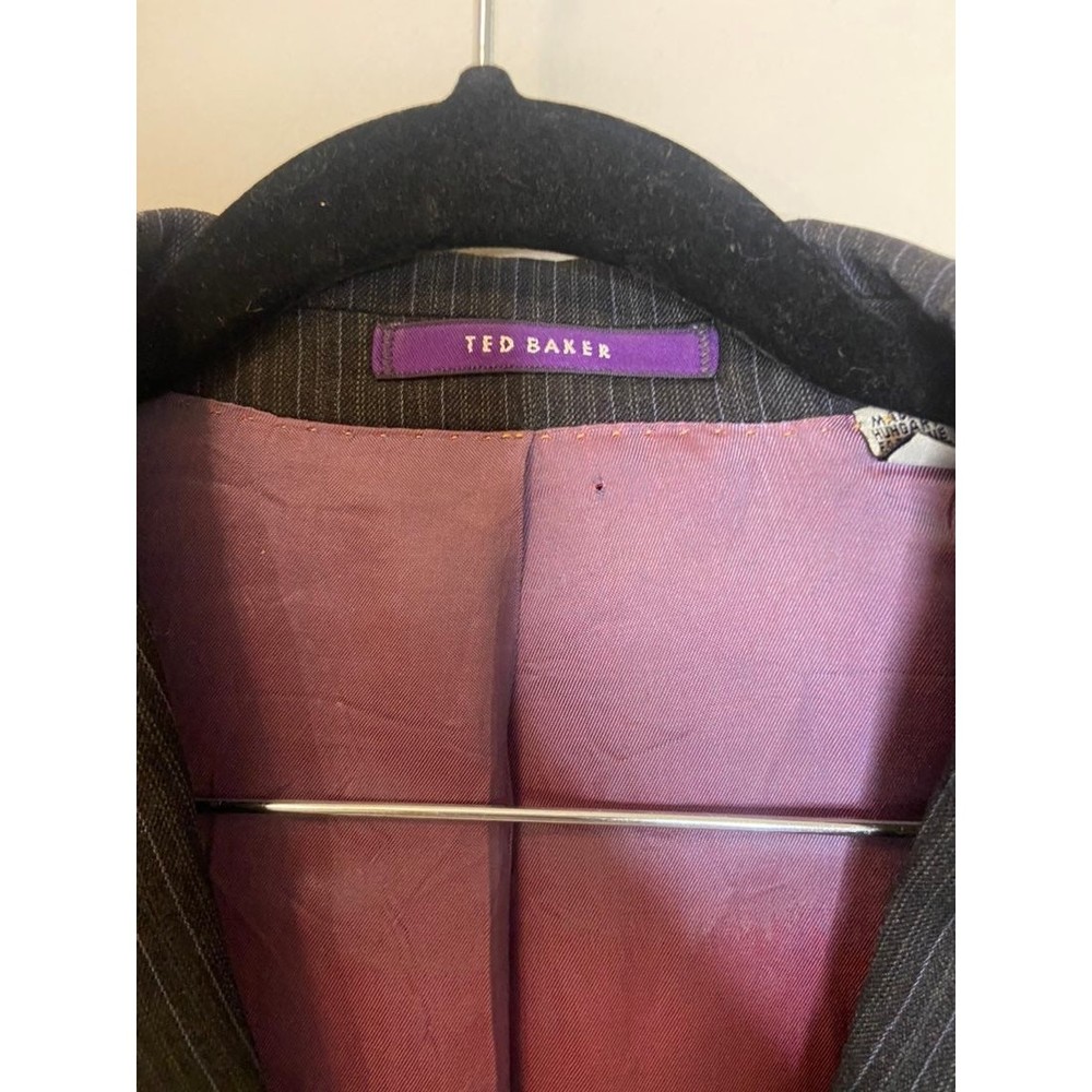 Ted Baker Endurance Charcoal Grey Blazer With Pur… - image 4